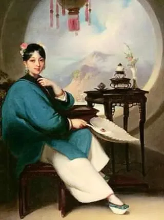 Portrait inspired by Martina Rozells of 18th century Phuket